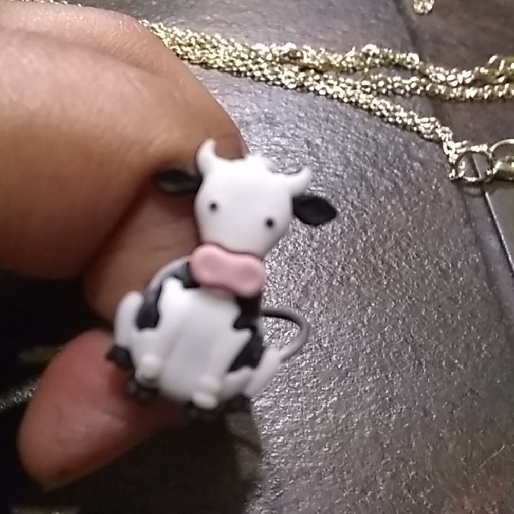 Handmade Adorable cow ring
